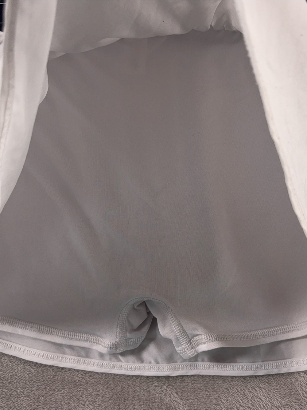Alo Yoga Match Point Tennis Skirt Womens Size Small White Lounge - Picture 5 of 7